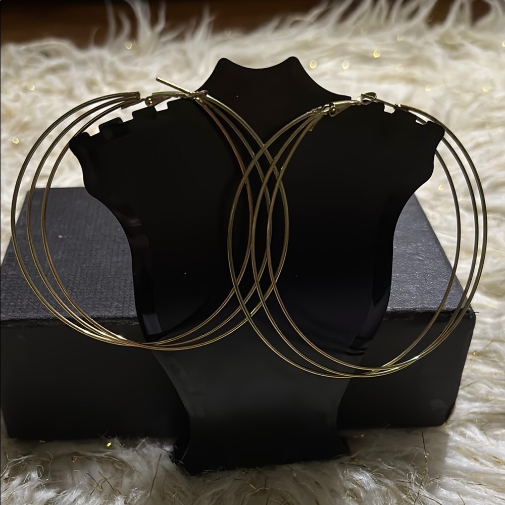 Elegant Gold Hoop Earrings